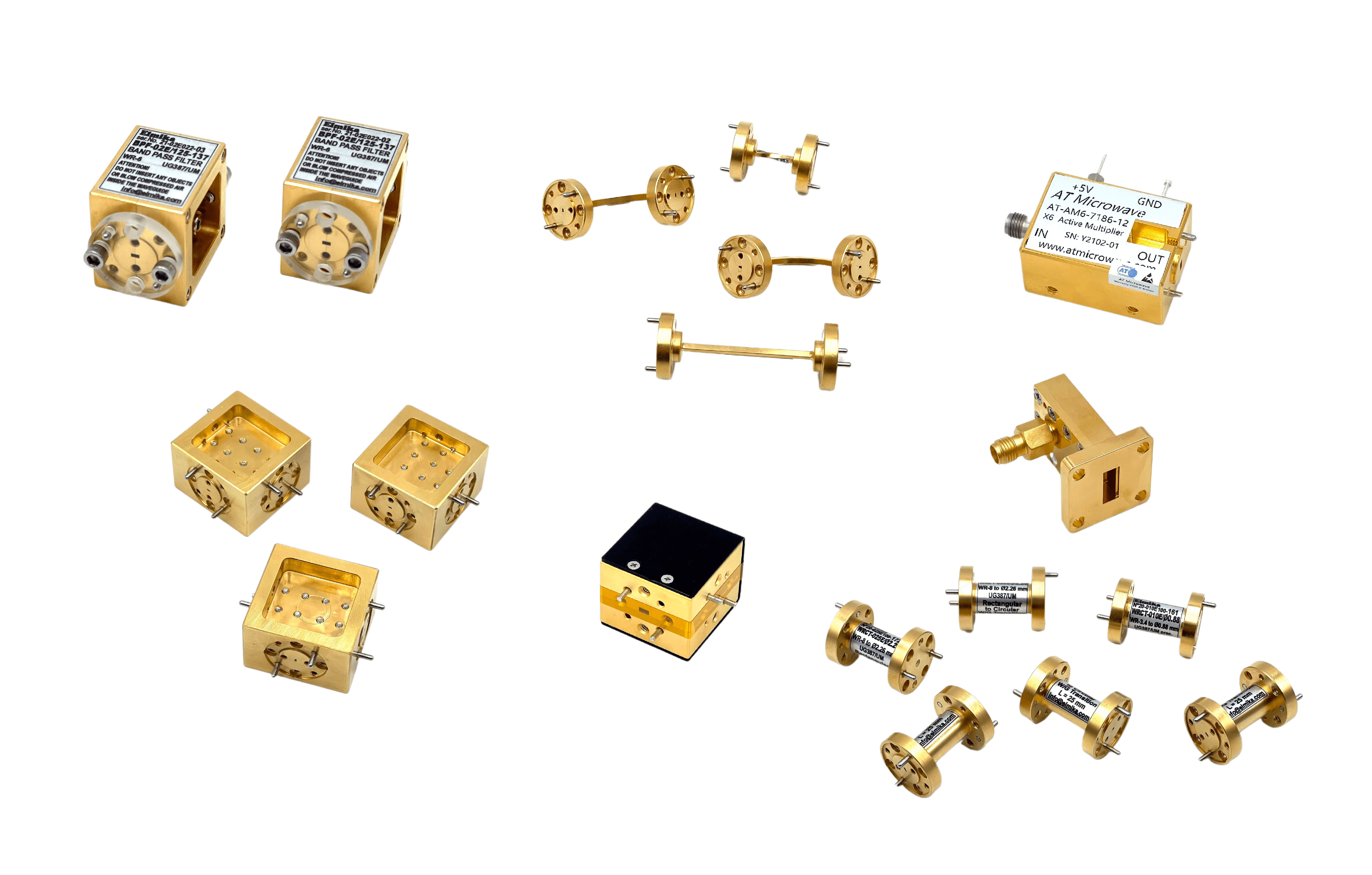 Millimeter Wave Components up to 750 GHz