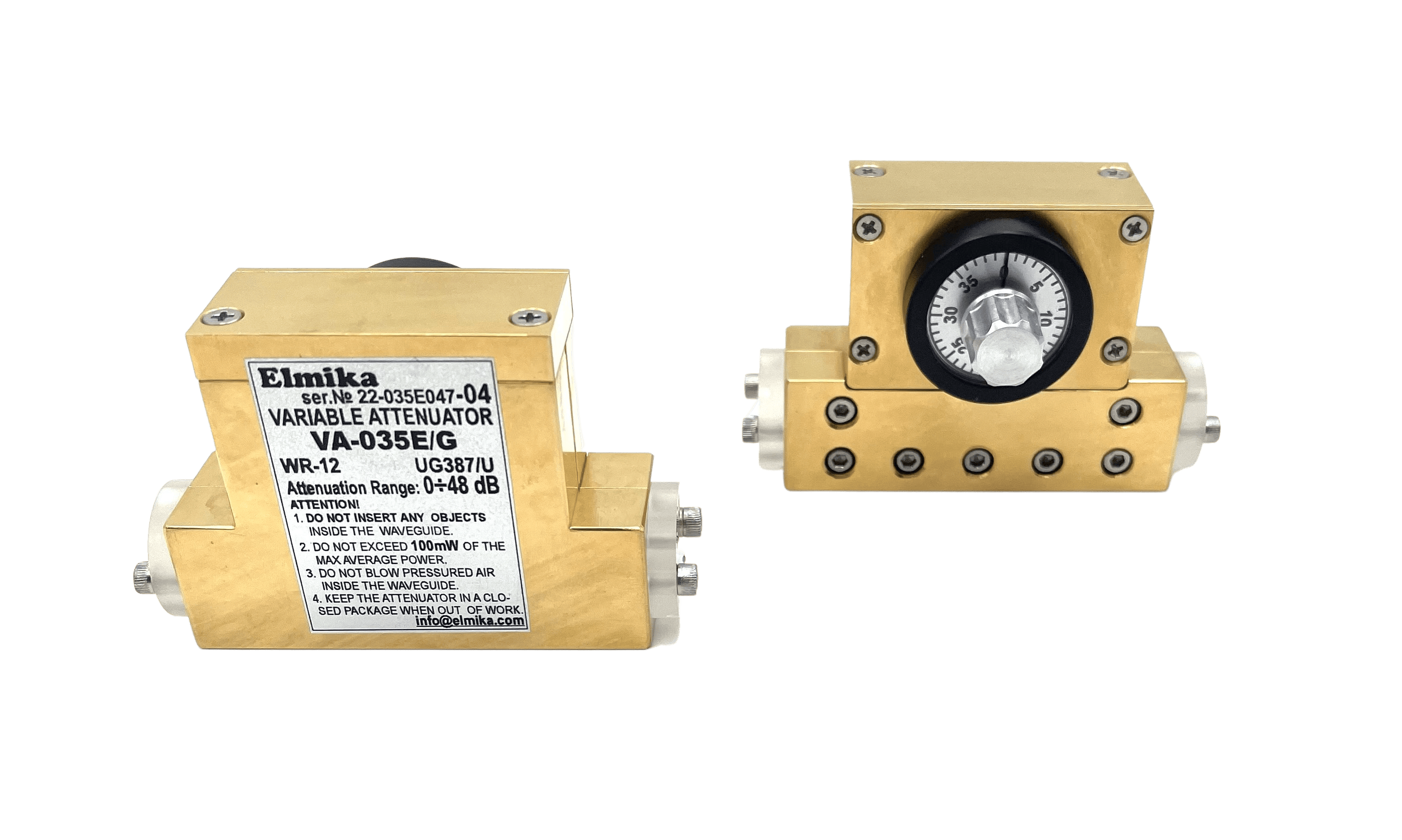 Variable Attenuators up to 325 GHz