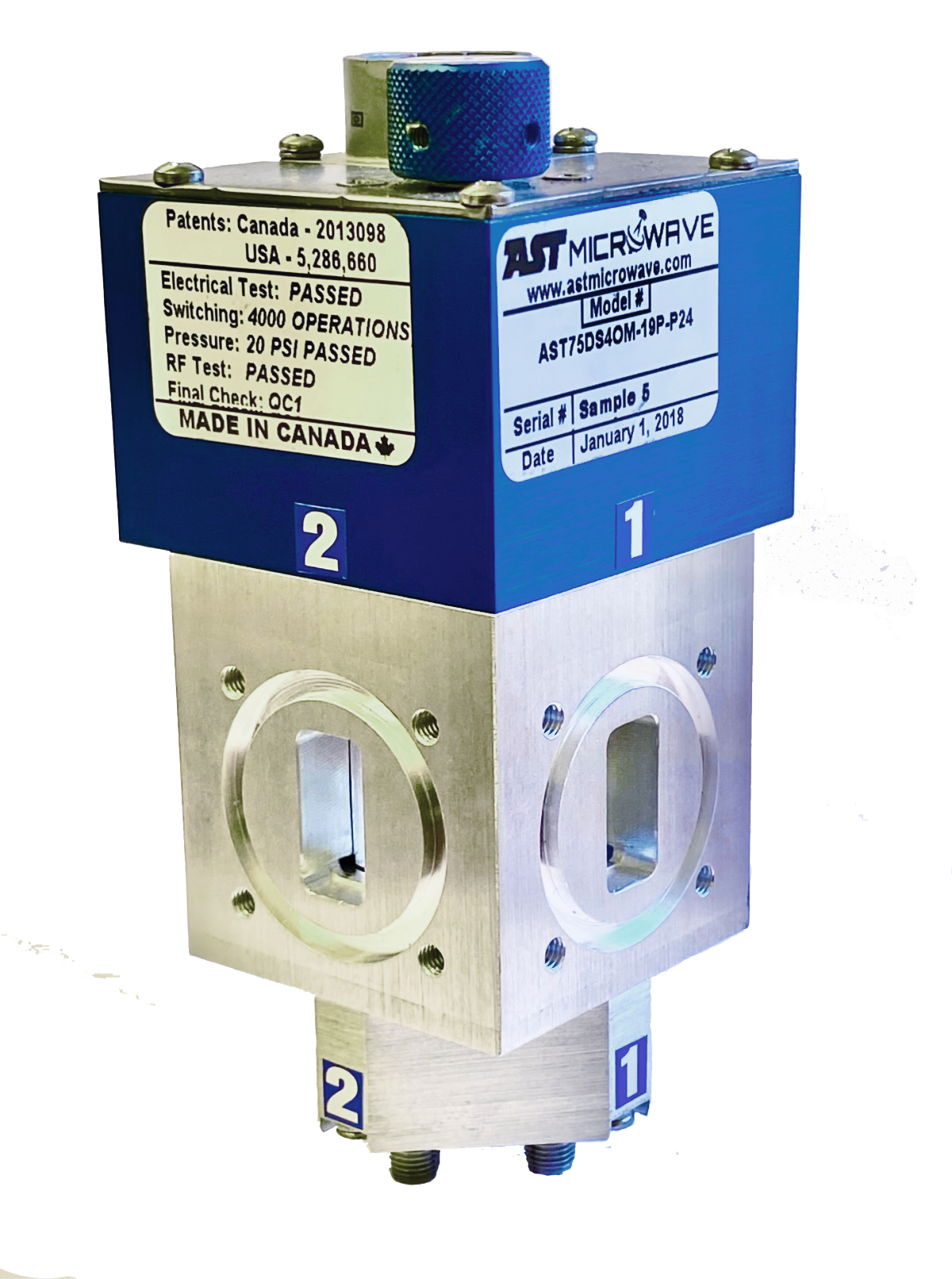 Waveguide components bq microwave