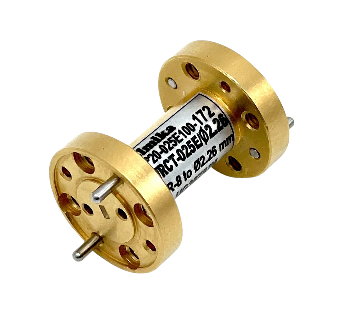 WR8 Waveguide transition custom 2.26mm diameter