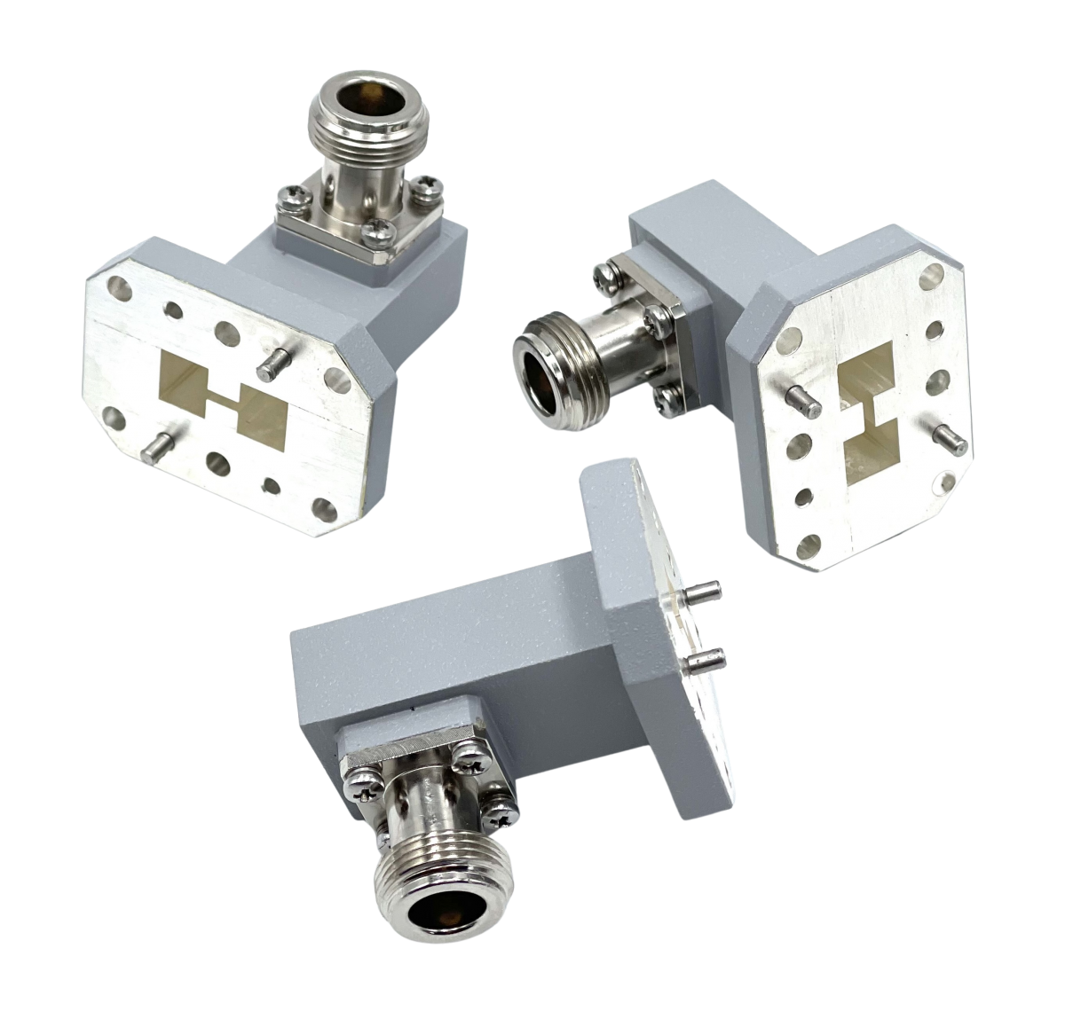 Double Ridged Waveguide to Coax Adapters up to 40 GHz BQ Microwave