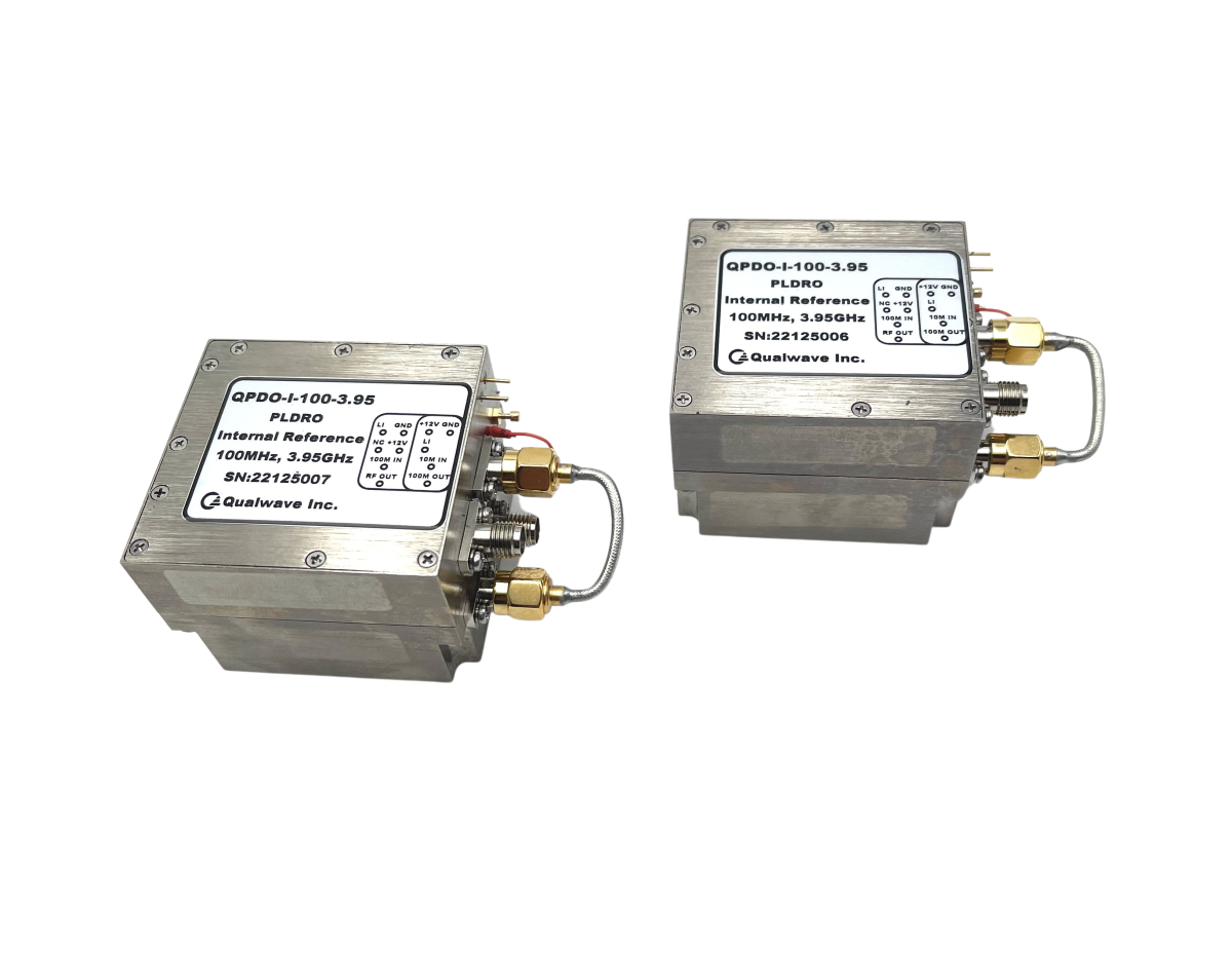 Coaxial Phase Locked Oscillators up to 50 GHz, Waveguide PLDRO's up to
