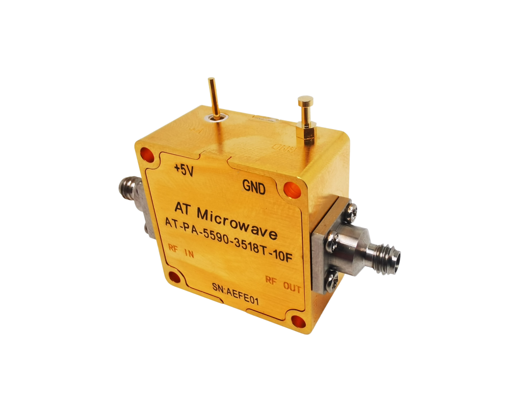 Coaxial Amplifier 55-90 GHz, 1mm connector