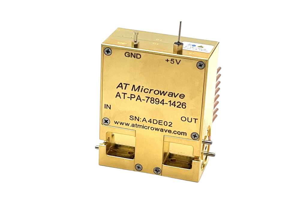 WR10 W-Band Waveguide Power Amplifier 78-94 GHz – AT-PA-7894-1426